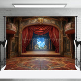 Lofaris Auditorium Stage Curtain Old Style Photo Backdrop